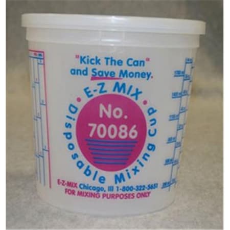 E-Z Mix E-Z Mix EMX-70086 2.5-Quart Plastic Mixing Cups; Box Of 25 EMX-70086